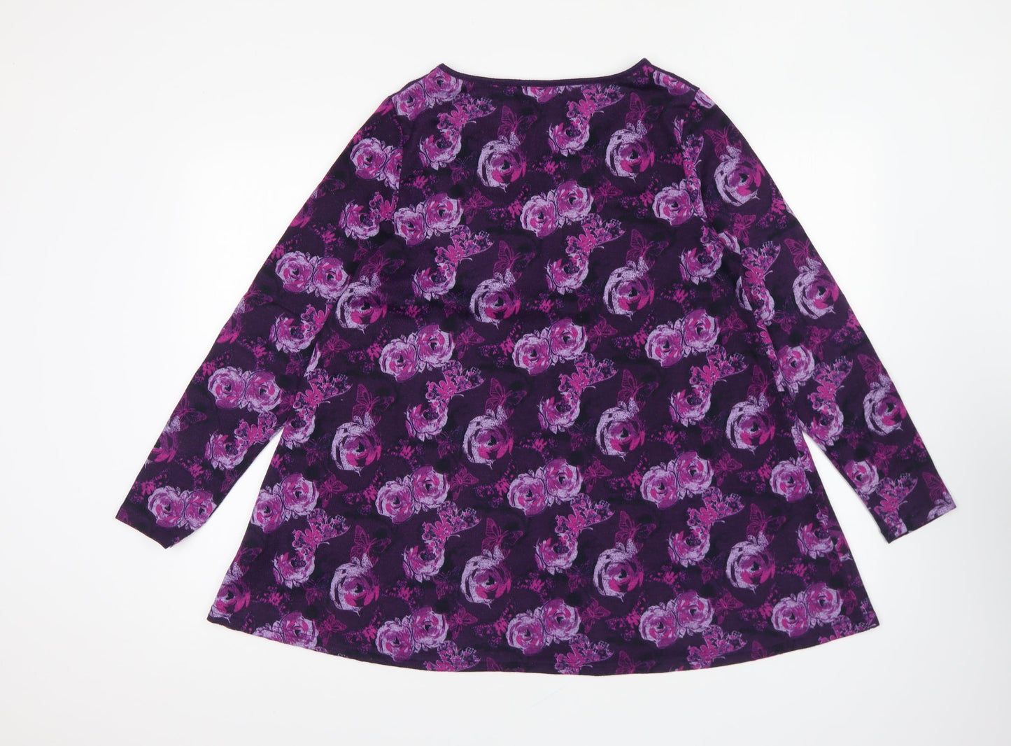 Womens UK Size 14 Originals Purple Pullover Jumper