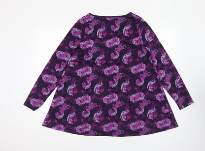 Womens UK Size 14 Originals Purple Pullover Jumper