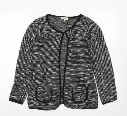 Papaya Womens Black Jacket Blazer Size 12 Hook & Eye