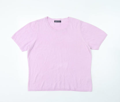 Marks and Spencer Womens Purple Acrylic Top Nightshirt Size 16