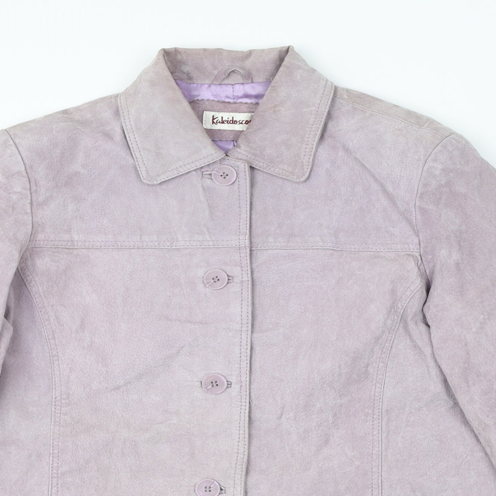 Kaleidoscope Womens Purple Jacket Size 16 Button
