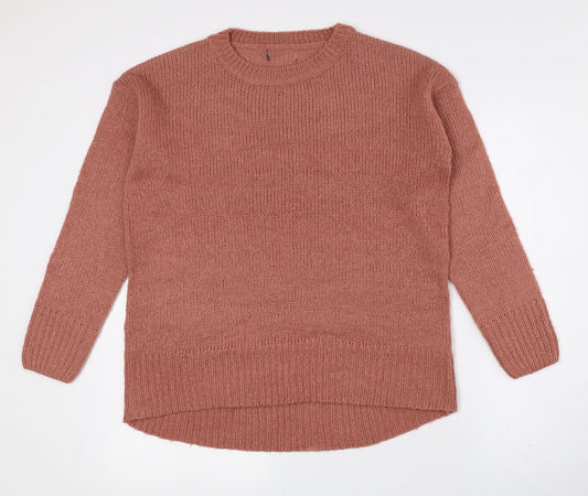 Womens UK Size S New Look Pink Pullover Jumper