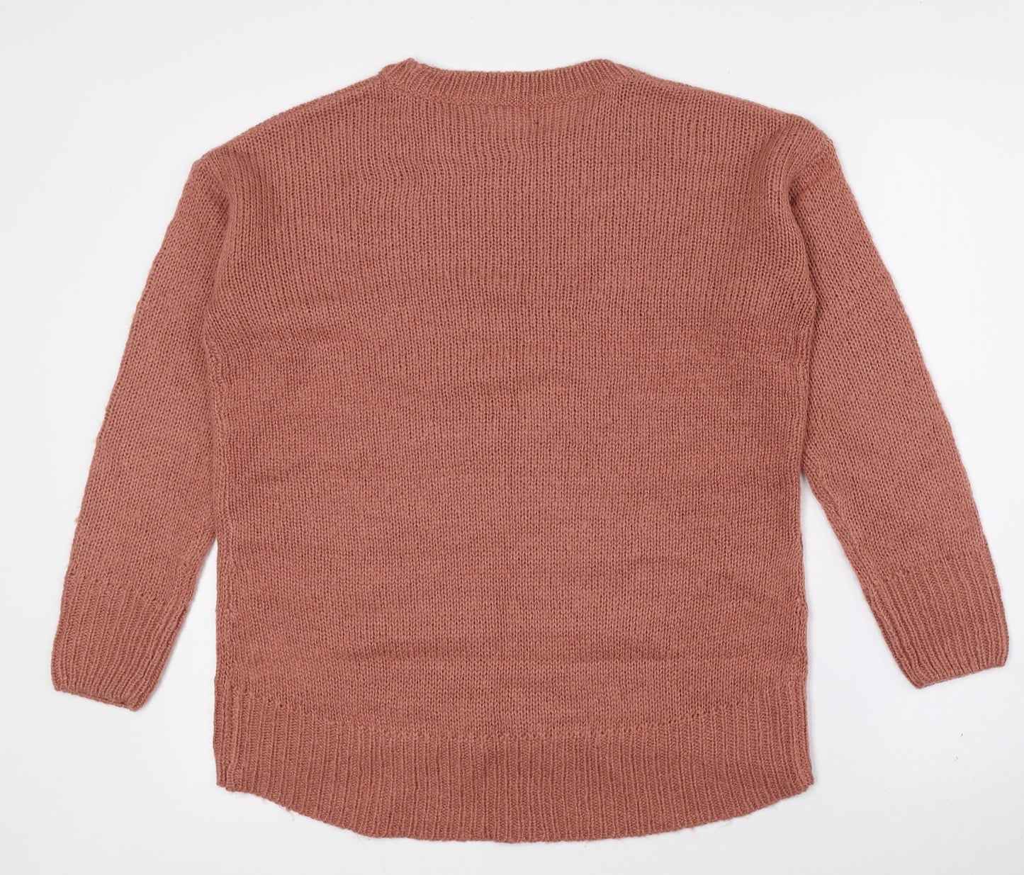 Womens UK Size S New Look Pink Pullover Jumper