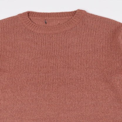 Womens UK Size S New Look Pink Pullover Jumper