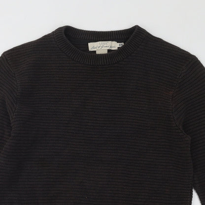 Womens UK Size S H&M Brown Pullover Jumper