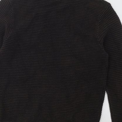 Womens UK Size S H&M Brown Pullover Jumper