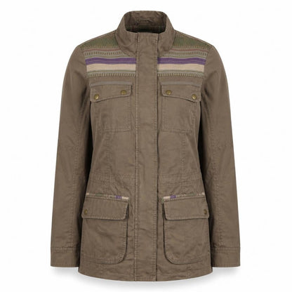 Marks & Spencer Womens Brown Jacket Size 10 Zip