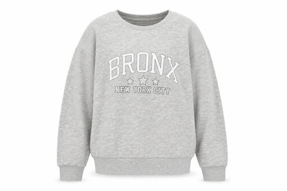 Primark Girls Grey Cotton Pullover Sweatshirt Size 8-9 Years Pullover - Bronx
