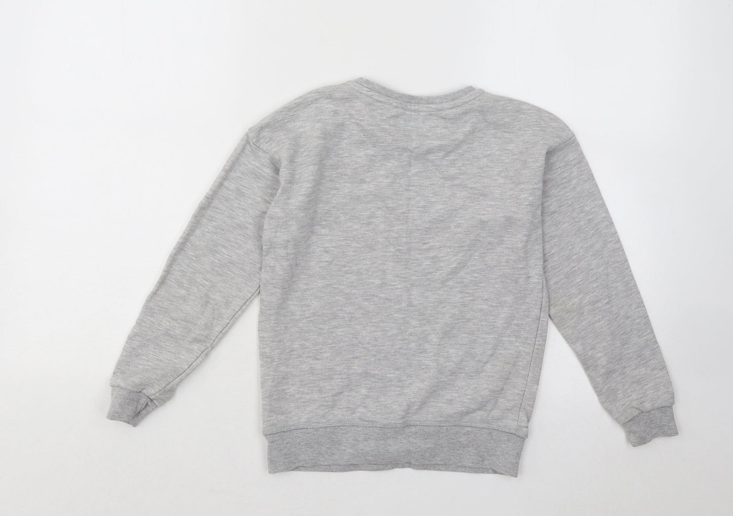 Primark Girls Grey Cotton Pullover Sweatshirt Size 8-9 Years Pullover - Bronx