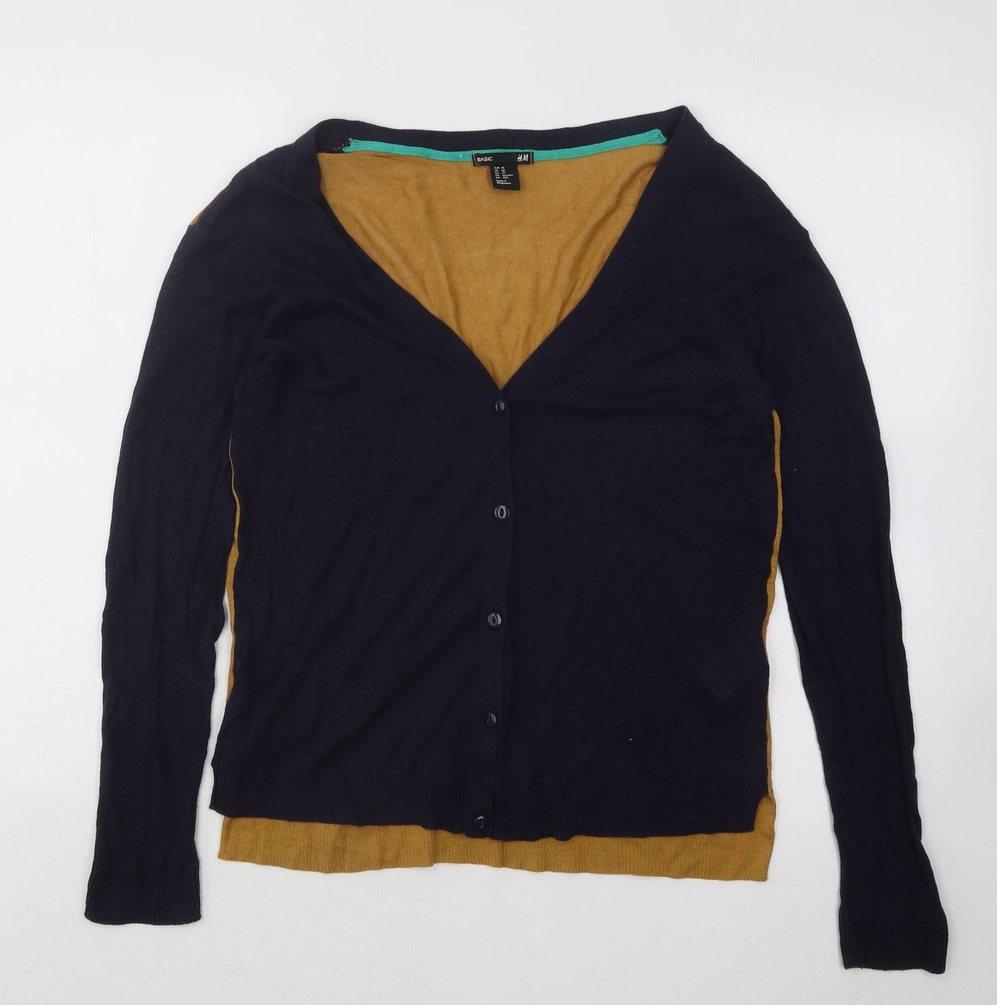 Womens UK Size XS H&M Blue Cardigan Jumper