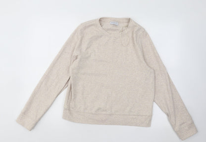 Papaya Womens Pink Cotton Pullover Sweatshirt Size S Pullover