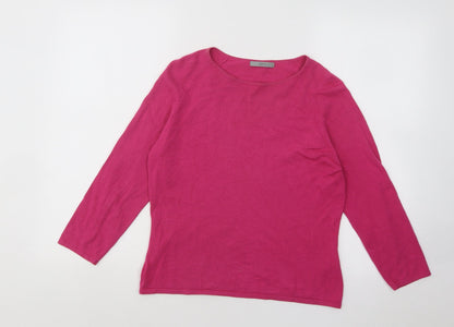 Womens UK Size 14 Marks and Spencer Pink Pullover Jumper