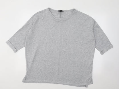 Womens UK Size M New Look Grey Pullover Jumper