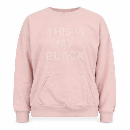 Dunnes Womens Pink Polyester Henley Sweatshirt Size XS Pullover - This is my black
