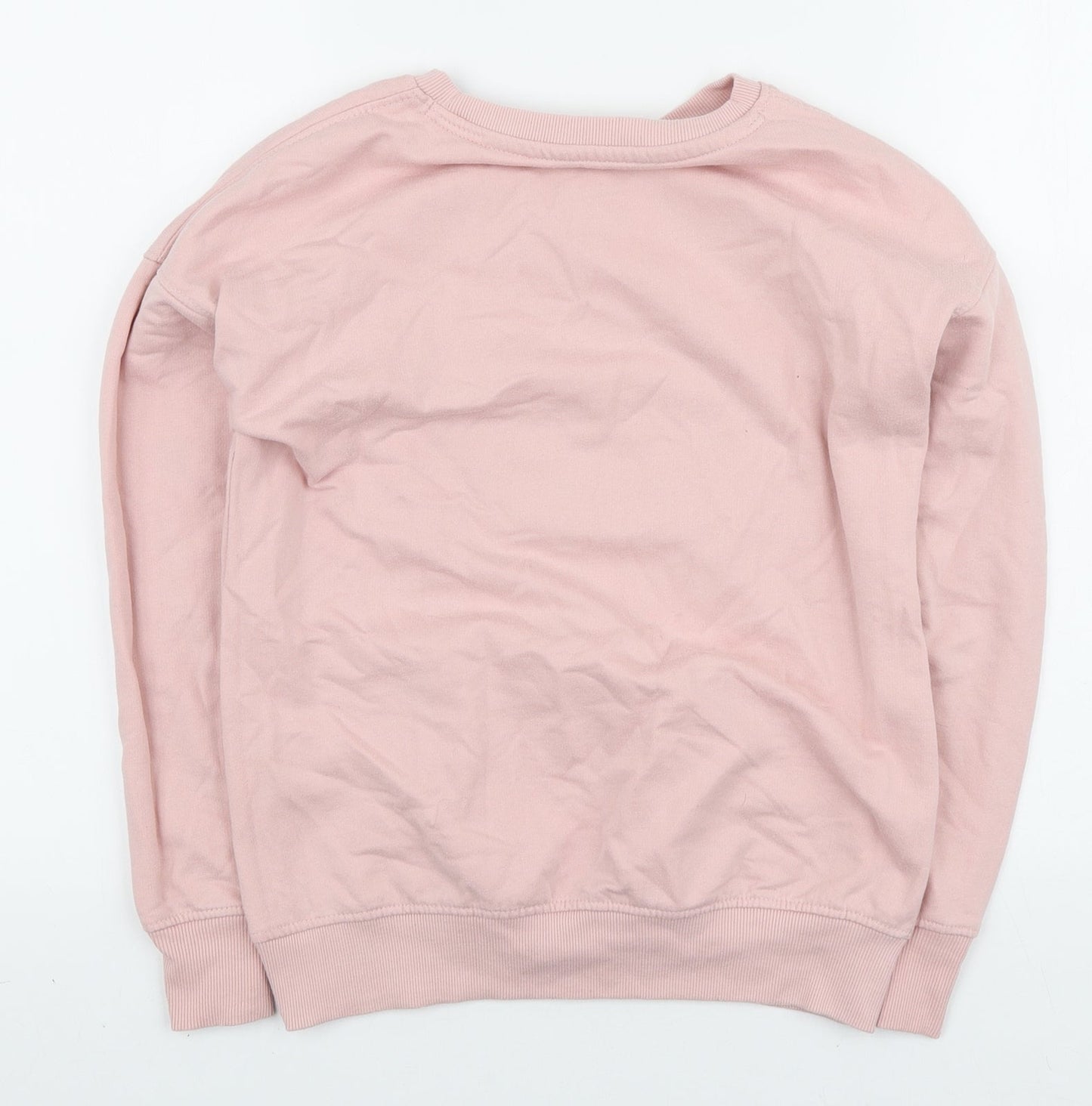 Womens UK Size XS Dunnes Stores Pink Henley Sweatshirt