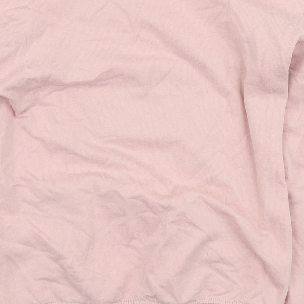 Womens UK Size XS Dunnes Stores Pink Henley Sweatshirt
