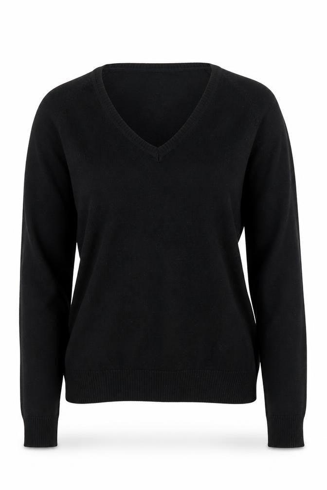 Womens UK Size M Preworn Black Pullover Jumper
