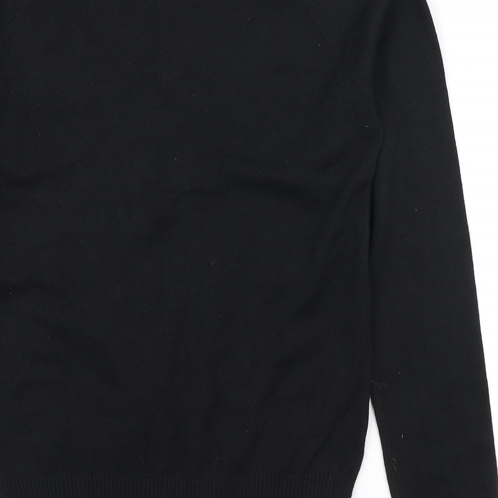 Womens UK Size M Preworn Black Pullover Jumper