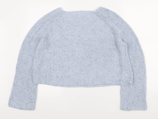 Womens UK Size M H&M Blue Pullover Jumper