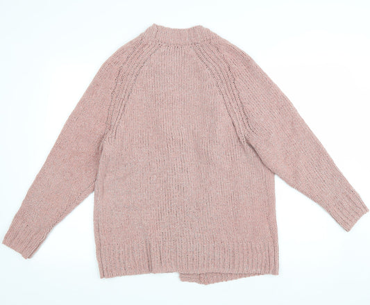 Womens UK Size S Mango Pink Cardigan Jumper