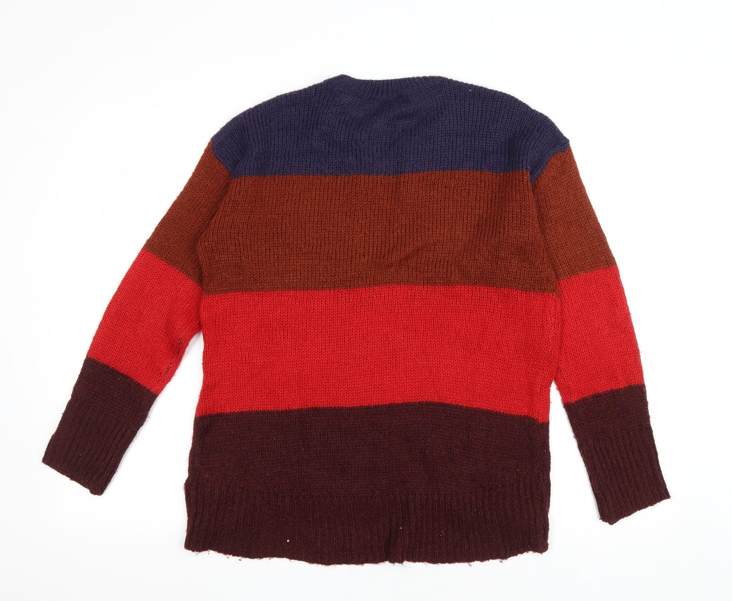 Womens UK Size S New Look Multicoloured Pullover Jumper