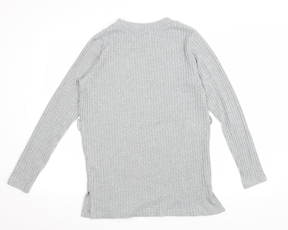 Womens UK Size 6 Dorothy Perkins Grey Pullover Jumper