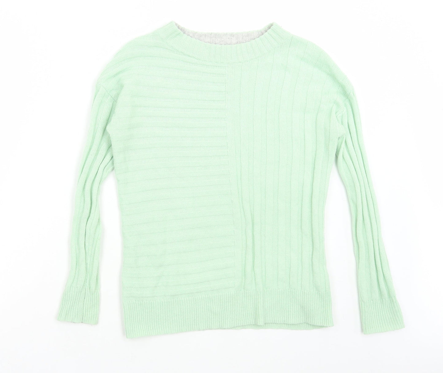 Womens UK Size XS Marks and Spencer Green Pullover Jumper