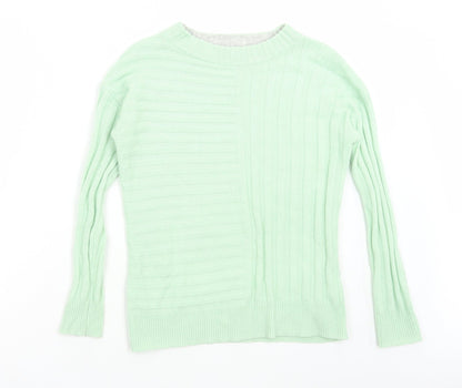 Womens UK Size XS Marks and Spencer Green Pullover Jumper