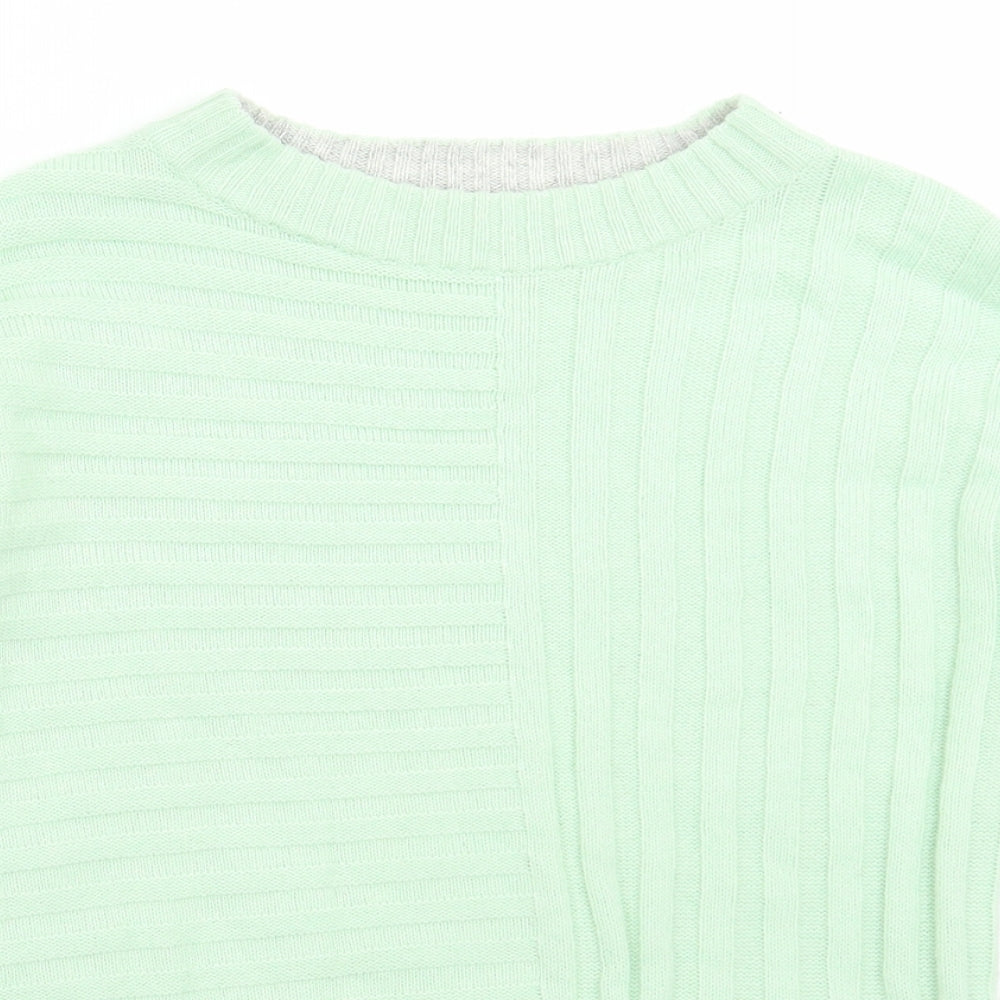 Womens UK Size XS Marks and Spencer Green Pullover Jumper