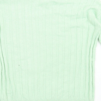 Womens UK Size XS Marks and Spencer Green Pullover Jumper