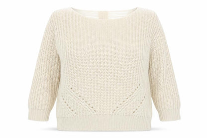 Womens UK Size 16 Internacionale Beige Pullover Jumper