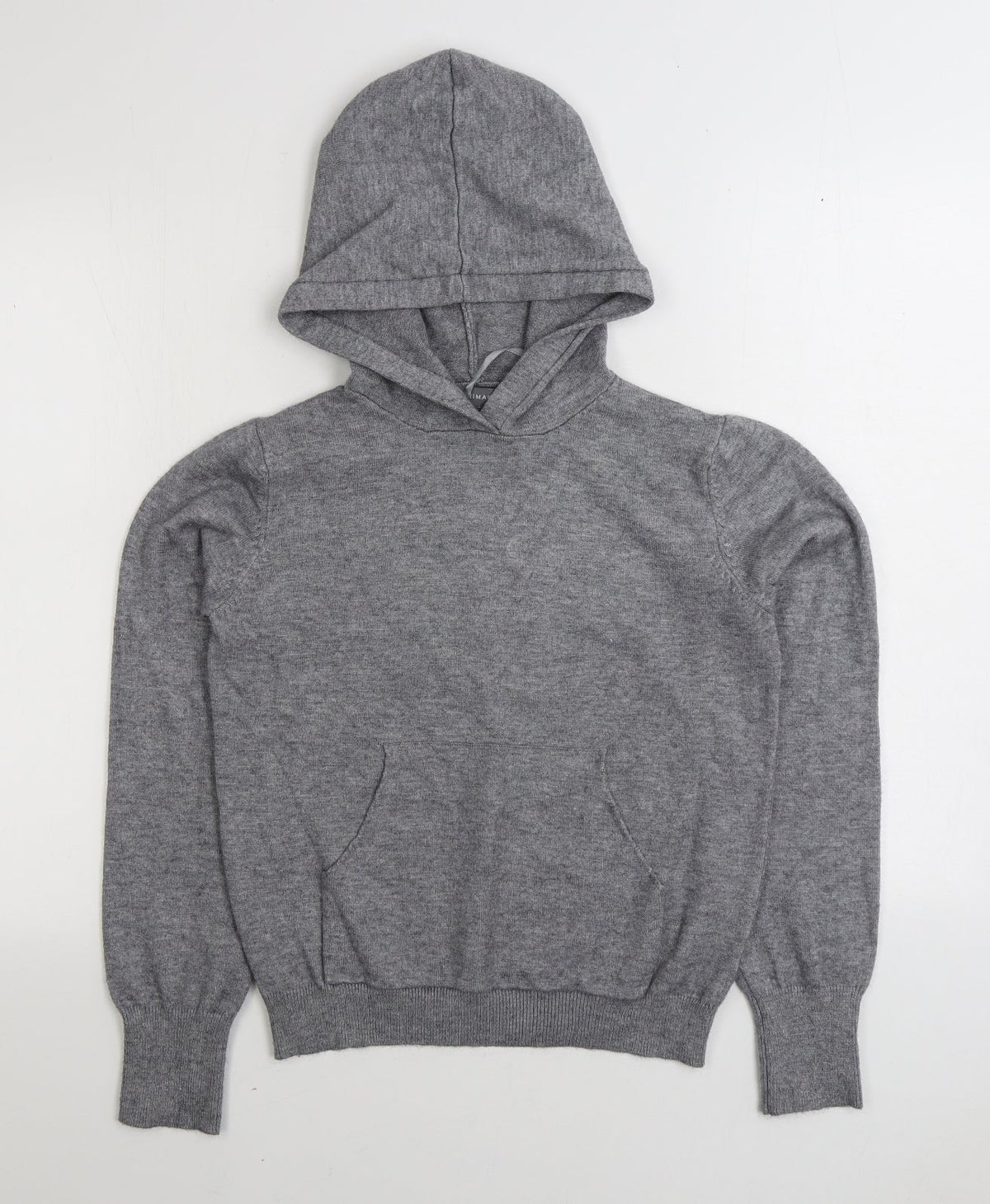 Primark Womens Grey Viscose Pullover Hoodie Size XS Pullover