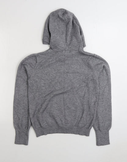 Primark Womens Grey Viscose Pullover Hoodie Size XS Pullover