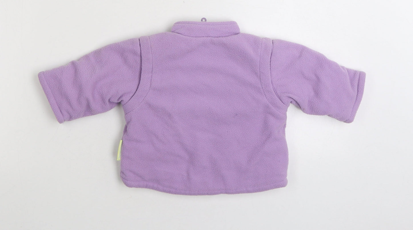 Celebrity Baby Girls Purple Jacket Size 3-6 Months Zip
