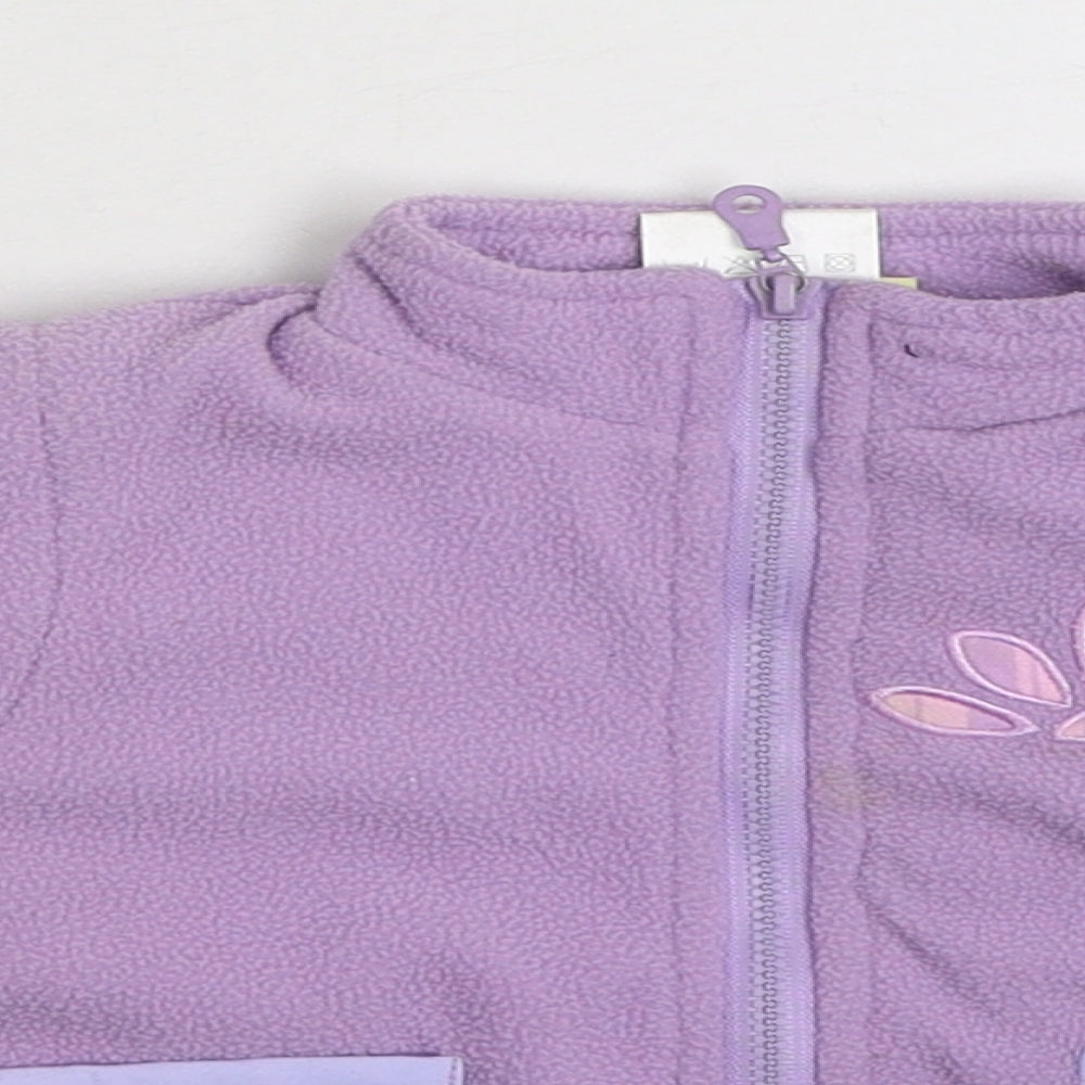 Celebrity Baby Girls Purple Jacket Size 3-6 Months Zip