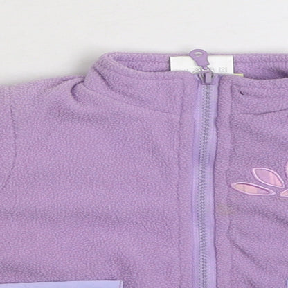 Celebrity Baby Girls Purple Jacket Size 3-6 Months Zip