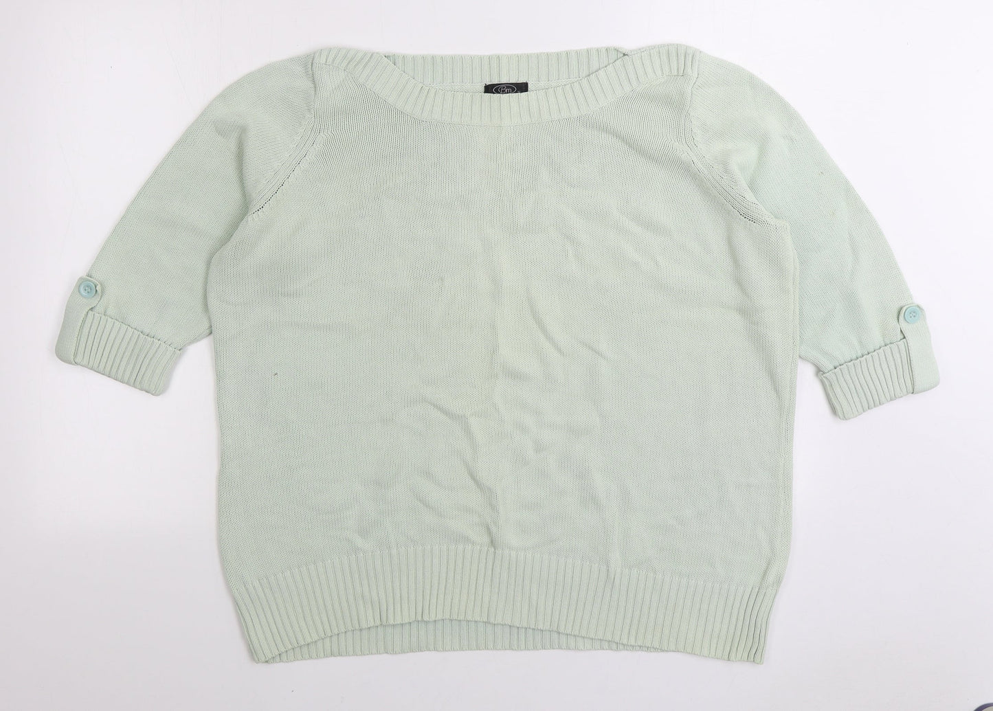 Womens UK Size XL Bonmarché Green Pullover Jumper
