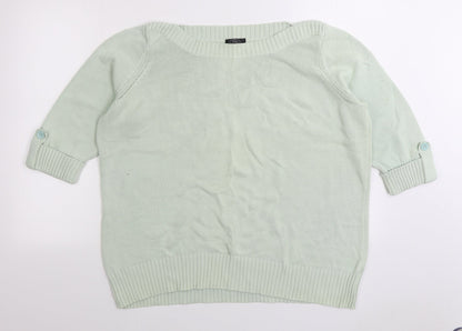 Womens UK Size XL Bonmarché Green Pullover Jumper
