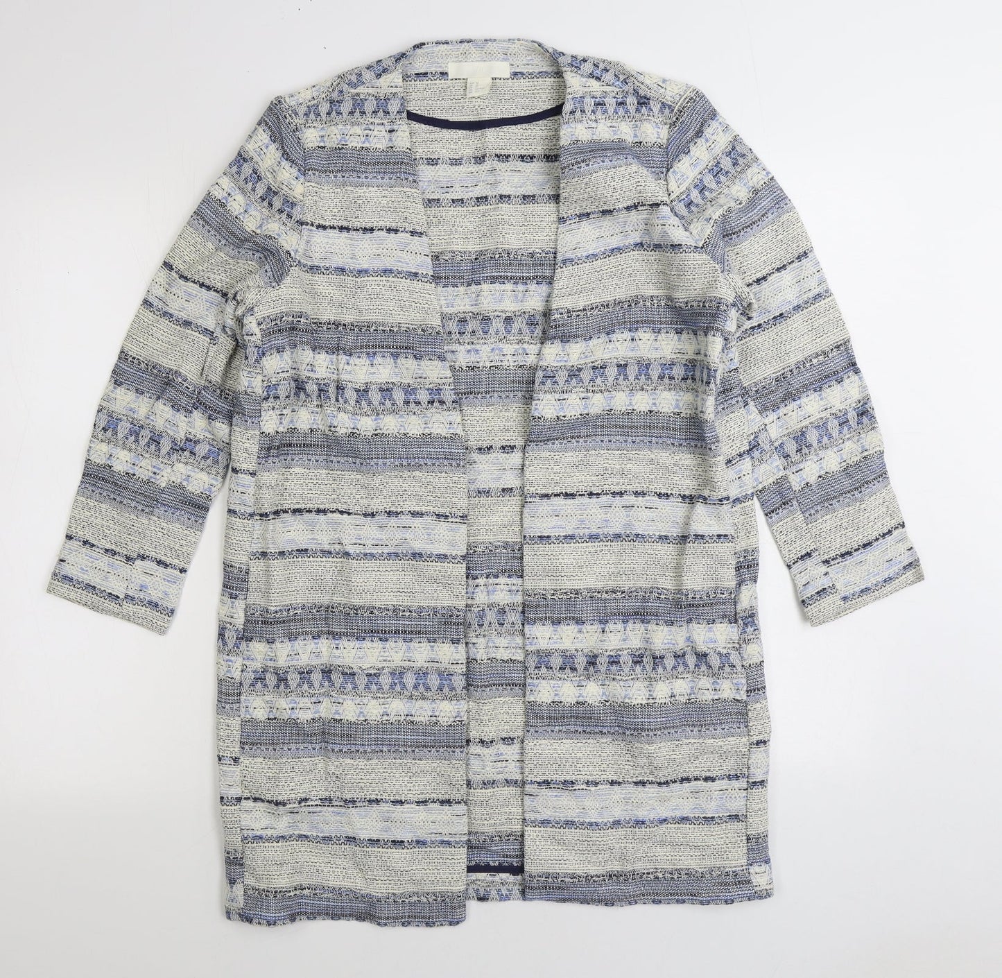 Womens UK Size XS H&M Blue Cardigan Jumper