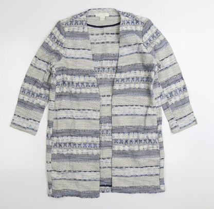 Womens UK Size XS H&M Blue Cardigan Jumper