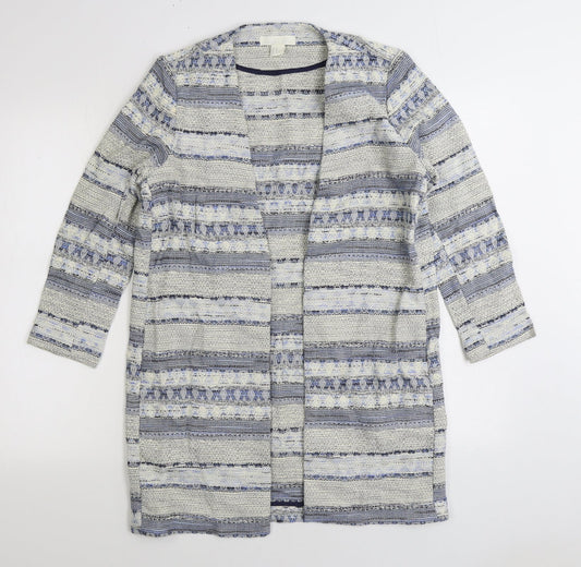 Womens UK Size XS H&M Blue Cardigan Jumper