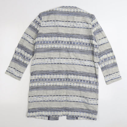 Womens UK Size XS H&M Blue Cardigan Jumper