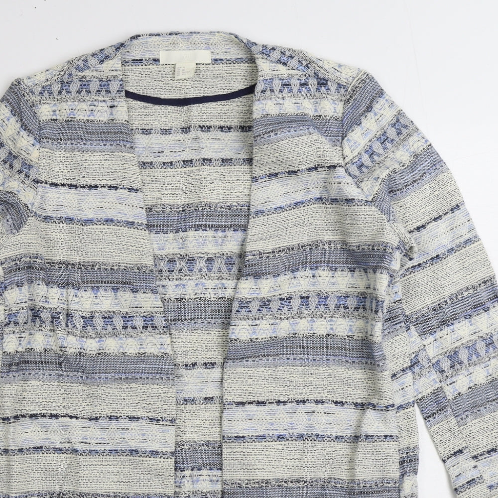 Womens UK Size XS H&M Blue Cardigan Jumper