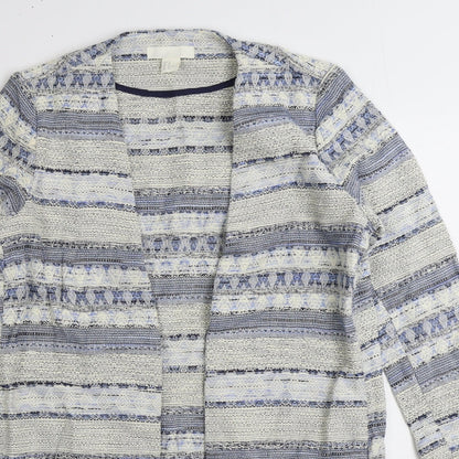 Womens UK Size XS H&M Blue Cardigan Jumper