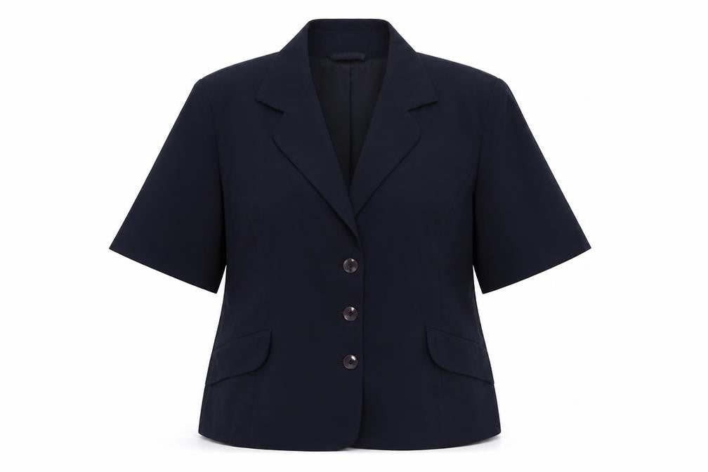Mackays Womens Blue Jacket Blazer Size 18 Button