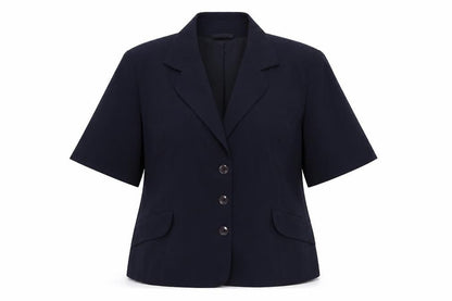 Mackays Womens Blue Jacket Blazer Size 18 Button