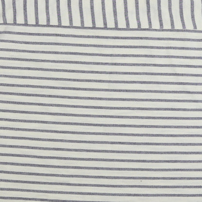 George Womens White Striped Polyester Pullover Sweatshirt Size 22 Pullover