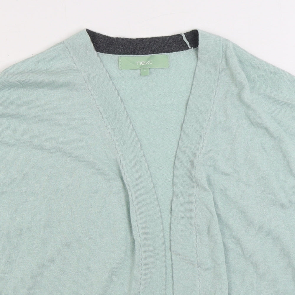 Womens UK Size 14 NEXT Green Cardigan Jumper