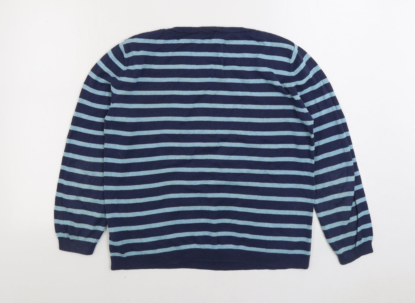 Womens UK Size 12 Marks and Spencer Blue Pullover Jumper