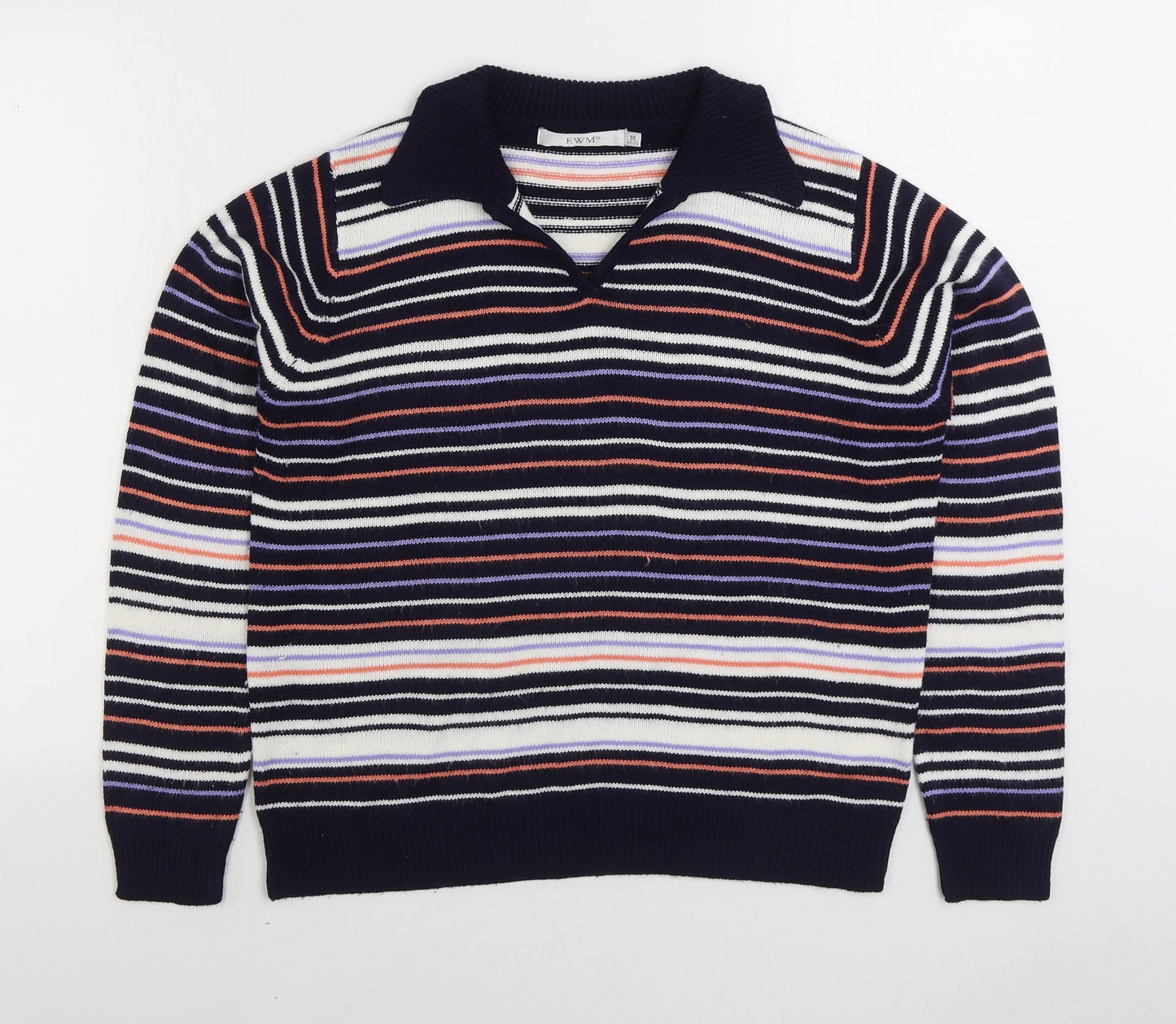 Womens UK Size M EWM Multicoloured Pullover Jumper
